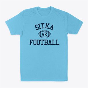 Sitka Alaska Football Classic Dad T-Shirt