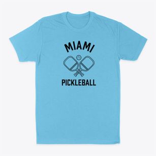 Miami Florida Pickleball Classic Dad T-Shirt