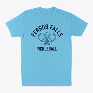 Fergus Falls Minnesota Pickleball Classic Dad T-Shirt