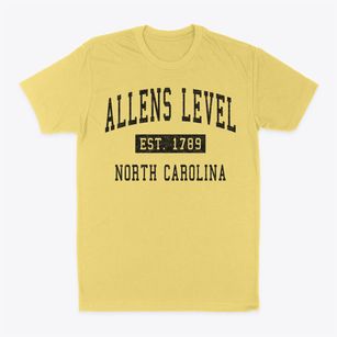Allens Level North Carolina Classic Established Classic Dad T-Shirt