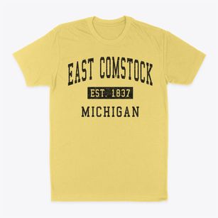 East Comstock Michigan Classic Established Classic Dad T-Shirt