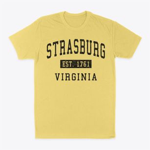 Strasburg Virginia Classic Established Classic Dad T-Shirt