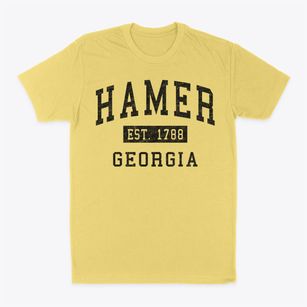 Hamer Georgia Classic Established Classic Dad T-Shirt