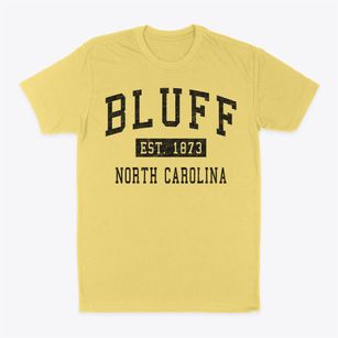 Bluff North Carolina Classic Established Classic Dad T-Shirt
