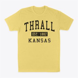 Thrall Kansas Classic Established Classic Dad T-Shirt