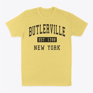 Butlerville New York Classic Established Classic Dad T-Shirt