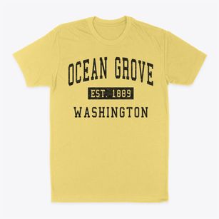 Ocean Grove Washington Classic Established Classic Dad T-Shirt