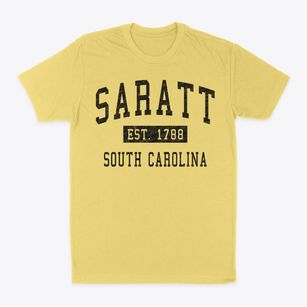 Saratt South Carolina Classic Established Classic Dad T-Shirt