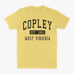 Copley West Virginia Classic Established Classic Dad T-Shirt
