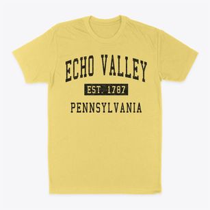 Echo Valley Pennsylvania Classic Established Classic Dad T-Shirt