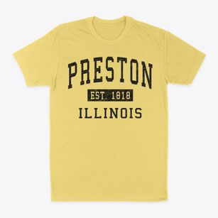 Preston Illinois Classic Established Classic Dad T-Shirt