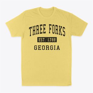 Three Forks Georgia Classic Established Classic Dad T-Shirt