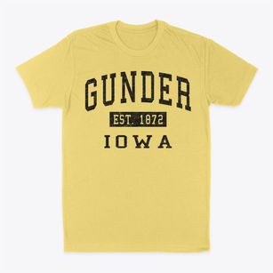 Gunder Iowa Classic Established Classic Dad T-Shirt