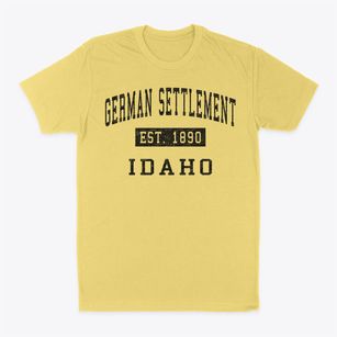 German Settlement Idaho Classic Established Classic Dad T-Shirt