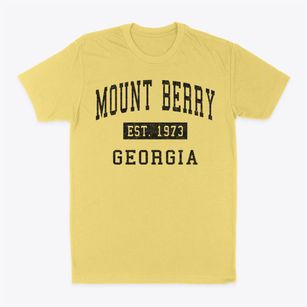 Mount Berry Georgia Classic Established Classic Dad T-Shirt