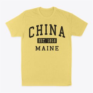 China Maine Classic Established Classic Dad T-Shirt