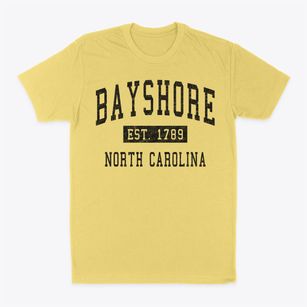 Bayshore North Carolina Classic Established Classic Dad T-Shirt