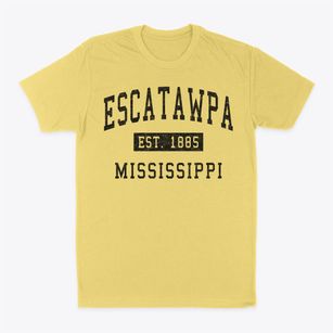 Escatawpa Mississippi Classic Established Classic Dad T-Shirt