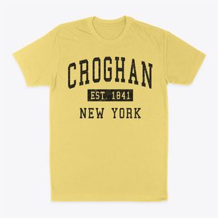 Croghan New York Classic Established Classic Dad T-Shirt