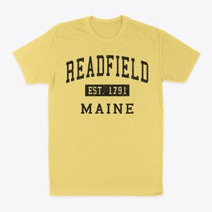 Readfield Maine Classic Established Classic Dad T-Shirt