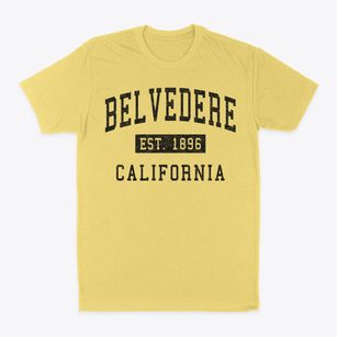 Belvedere California Classic Established Classic Dad T-Shirt