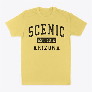 Scenic Arizona Classic Established Classic Dad T-Shirt