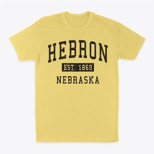 Hebron Nebraska Classic Established Classic Dad T-Shirt