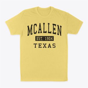 Mcallen Texas Classic Established Classic Dad T-Shirt