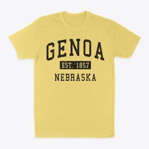 Genoa Nebraska Classic Established Classic Dad T-Shirt