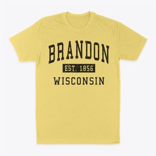 Brandon Wisconsin Classic Established Classic Dad T-Shirt