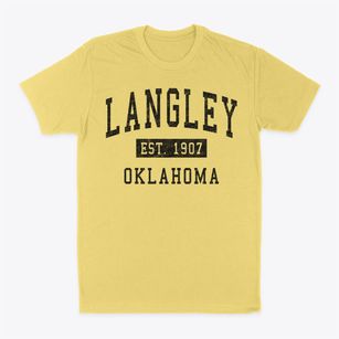 Langley Oklahoma Classic Established Classic Dad T-Shirt