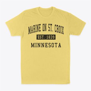 Marine On St. Croix Minnesota Classic Established Classic Dad T-Shirt