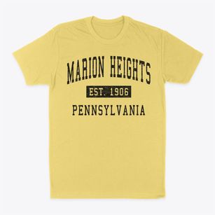Marion Heights Pennsylvania Classic Established Classic Dad T-Shirt