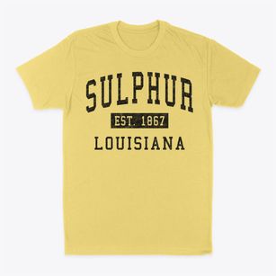 Sulphur Louisiana Classic Established Classic Dad T-Shirt