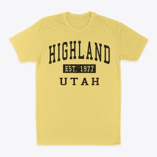 Highland Utah Classic Established Classic Dad T-Shirt