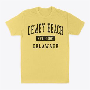 Dewey Beach Delaware Classic Established Classic Dad T-Shirt