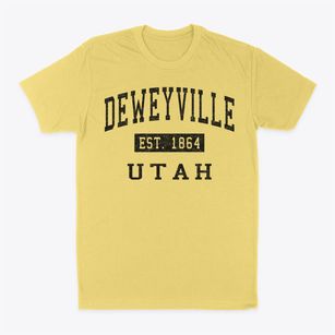 Deweyville Utah Classic Established Classic Dad T-Shirt