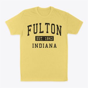 Fulton Indiana Classic Established Classic Dad T-Shirt