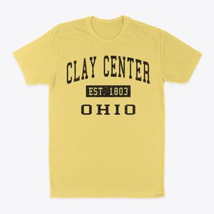 Clay Center Ohio Classic Established Classic Dad T-Shirt