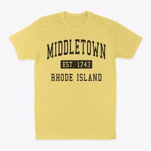 Middletown Rhode Island Classic Established Classic Dad T-Shirt