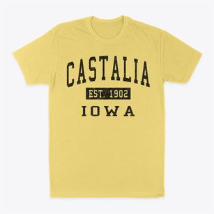 Castalia Iowa Classic Established Classic Dad T-Shirt