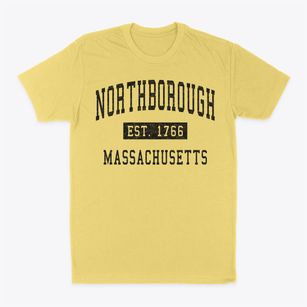 Northborough Massachusetts Classic Established Classic Dad T-Shirt