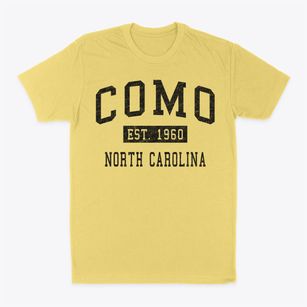 Como North Carolina Classic Established Classic Dad T-Shirt