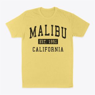 Malibu California Classic Established Classic Dad T-Shirt
