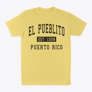 El Pueblito Puerto Rico Classic Established Classic Dad T-Shirt