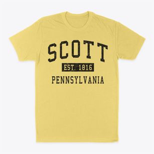 Scott Pennsylvania Classic Established Classic Dad T-Shirt