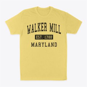 Walker Mill Maryland Classic Established Classic Dad T-Shirt
