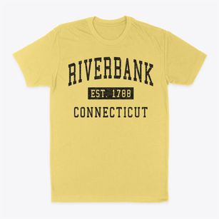 Riverbank Connecticut Classic Established Classic Dad T-Shirt