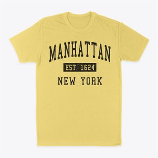 Manhattan New York Classic Established Classic Dad T-Shirt