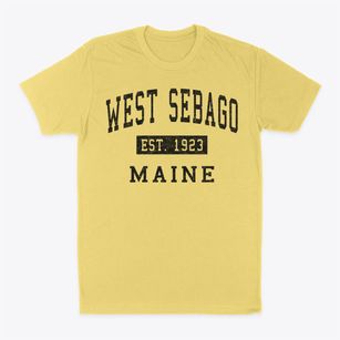 West Sebago Maine Classic Established Classic Dad T-Shirt